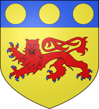 Arms of the Le Claire line, as carried into the eighteenth century
