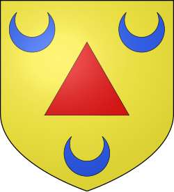 Arms of de Trèves of Xirocourt — brought in by Catherine de Trèves
