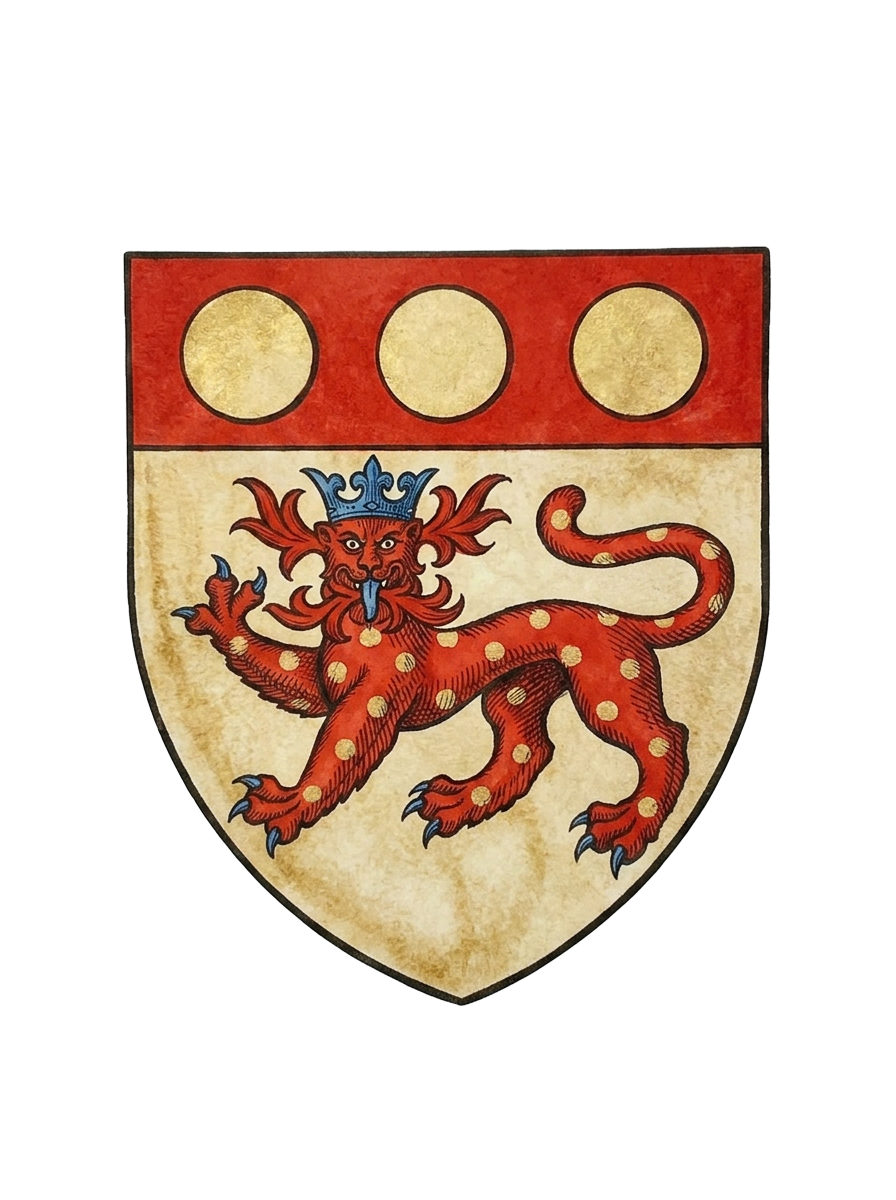 The Armorial Bearings of Brandon Noble LeClaire — to be marshalled with Greenland from 22 May 2027